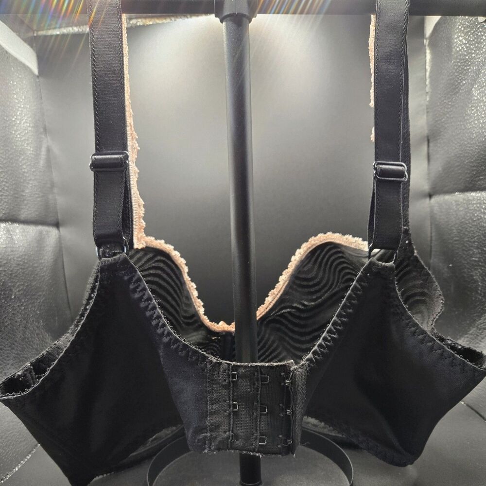 Empreinte Kaela Black Pink Lace Seamless Underwire Bra 34F (FR 85F) - Picture 6 of 6